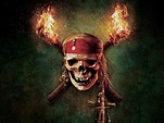 Pirates of the Caribbean Skull Desktop Wallpaper