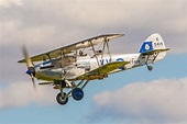 Hawker Hart Flying at The Shuttleworth Collection flying day 11th ...