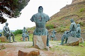Sculptures of Memorial of Georgian Warrior Heroes at Gori Fortress ...