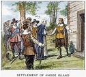 Roger Williams 1636. Nthe Settlement Of Rhode Island At Providence ...