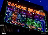 Neon sign for Raymond Revuebar strip club in Soho, London, UK Stock ...