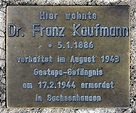 Franz Kaufmann (January 5, 1886 — February 17, 1944), German jurist ...