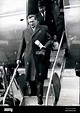 Mar. 03, 1957 - Soviet ambassador: Andrej Smirnow arrived for a visit ...