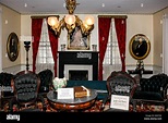 Interior of the First White House of the Confederacy and home to ...