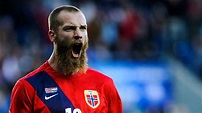Jo Inge Berget celebrates his two goals for Norway against Croatia ...