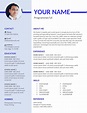 FREE Resume Templates For Freshers | CV Format Download