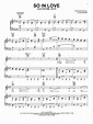 So In Love sheet music by Cole Porter (Piano, Vocal & Guitar (Right ...