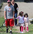 Adam Sandler flies adorable daughters out to visit him on set while ...