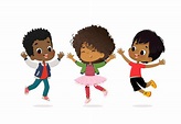 Drawing & Illustration Digital Clipart teens African American clipart ...