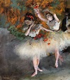 Two Dancers Entering the Stage, c. 1877-1878. Edgar Degas - Passion for ...