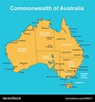 Printable Map Of Australia With States And Capital Cities - Printable ...