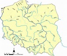Geographical map of Poland: topography and physical features of Poland
