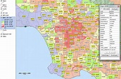 Los Angeles Area Zip Code Map - Zip Code Map