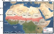 Map of the Sahel region and countries | Download Scientific Diagram