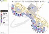 Rio airport map - Rio de Janeiro airport map (Brazil)