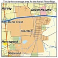 Aerial Photography Map of Thornton, IL Illinois