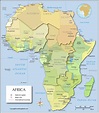 Africa Map with Countries – Labeled Map of Africa [PDF]