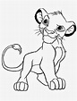 Cuentos infantiles: El rey león para colorear. Dibujos para imprimir.