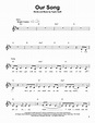 Our Song Taylor Swift Chords - Sheet and Chords Collection