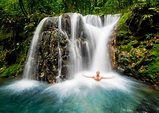 Waterfall self portrait in Sensoria National Park, Costa Rica. – cute pic