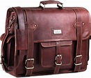 Hulsh Leather messenger bag for men – Vintage Laptop bag Leather ...