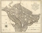 Historical map of washington dc - Map of historical map of washington ...