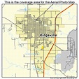 Aerial Photography Map of Kingsville, TX Texas