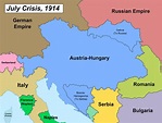 Austria Hungary Map 1914