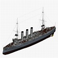 sms dresden cruiser imperial 3d max