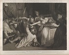 Mary, Queen of Scots witnessing the murder of David Rizzio, January 1 ...