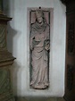 Tomb effigy of Emma of Altdorf, Queen of Eastern Francia (d. 876) made ...