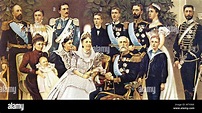 . Inglés: el rey Oscar II de Suecia (1829-1907) y de su familia, desde ...
