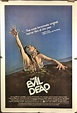 THE EVIL DEAD, Original Bruce Campbell Horror 1 sheet movie Theater ...