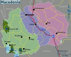 Map of Macedonia (Map Regions) : Worldofmaps.net - online Maps and ...