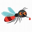 ilustración de dibujos animados de un mosquito 13536961 Vector en Vecteezy