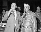 Philip Johnson, on the left, was the one who proposed the USMC use ...
