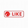 Youtube Like Vector Hd Images, Red Youtube Like Button Png, Like Png ...