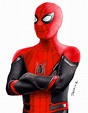 Drawing Spider-Man in NEW Suit Far From Home by JasminaSusak on DeviantArt