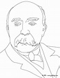 Dibujos para colorear georges clemenceau - es.hellokids.com