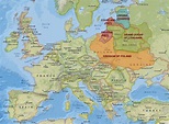 Litauen-Geschichte-map - Karte von Litauen-Geschichte (Europa Nord ...