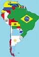 Mapa de America del Sur - Mapa Físico, Geográfico, Político, turístico ...