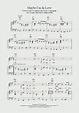 Maybe I'm In Love Piano Sheet Music | OnlinePianist