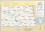 Nd State Map With Cities - Washington Map State