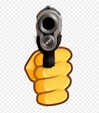 Emoji Pistol Gun Frontview Yeet - Firearm,Gun Emoji - free transparent ...