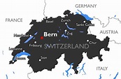 Bern Map and Bern Satellite Image