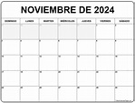 noviembre de 2024 calendario gratis | Calendario noviembre