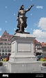 Statue of Christine Philip Lalaing in Tournai, Hainaut, Belgium Stock ...