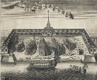 Ansicht der Admiralitätswerft in St. Peterburg, 1717