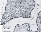 Map New York City by John Hinton - 1776