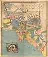 Mapa antiguo de Los Ángeles: mapa histórico y antiguo de Los Ángeles